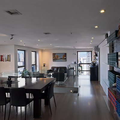 Cenário entrevista fundo janela