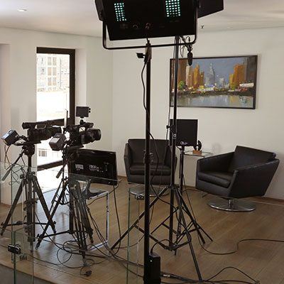 Estrutura gravação entrevista