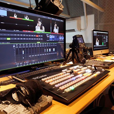 Mesa de controle do estudio